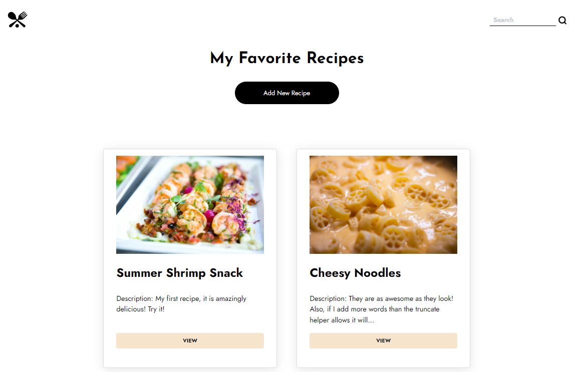 Full Stack Recipe App